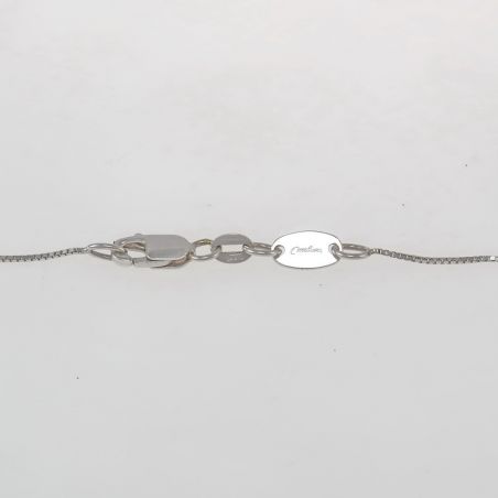 GIANNI CARITA Necklace with Diamonds Ct 0.16 G color 18 Kt White Gold